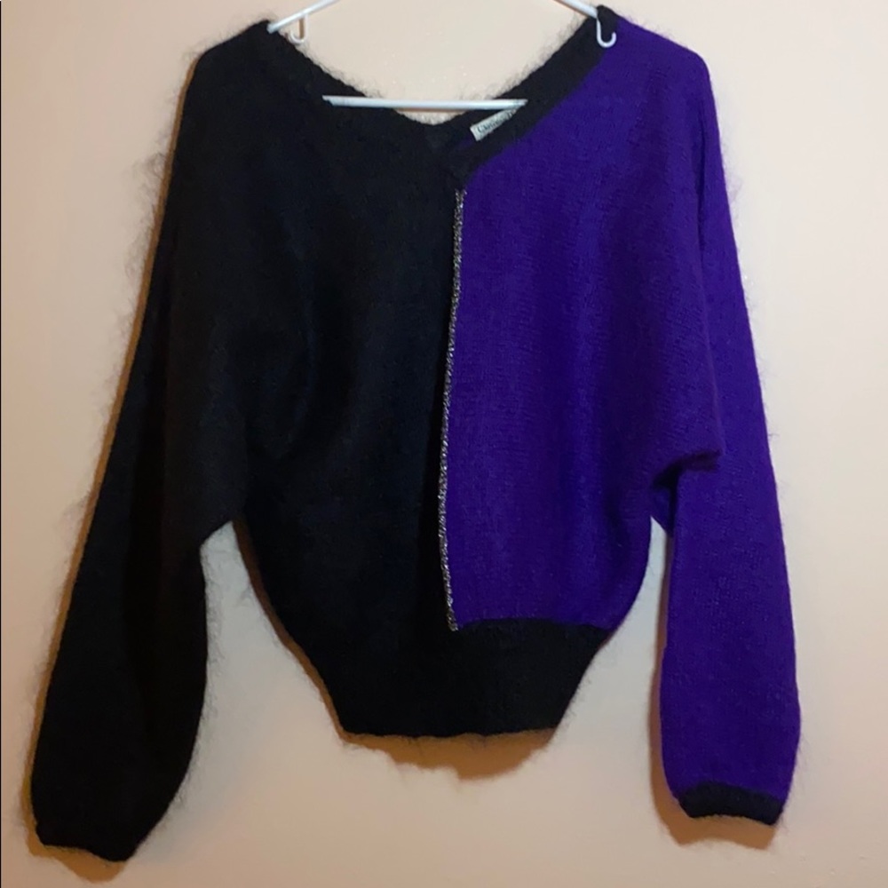 Vintage Christian Dior Asymmetrical Mohair Sweater